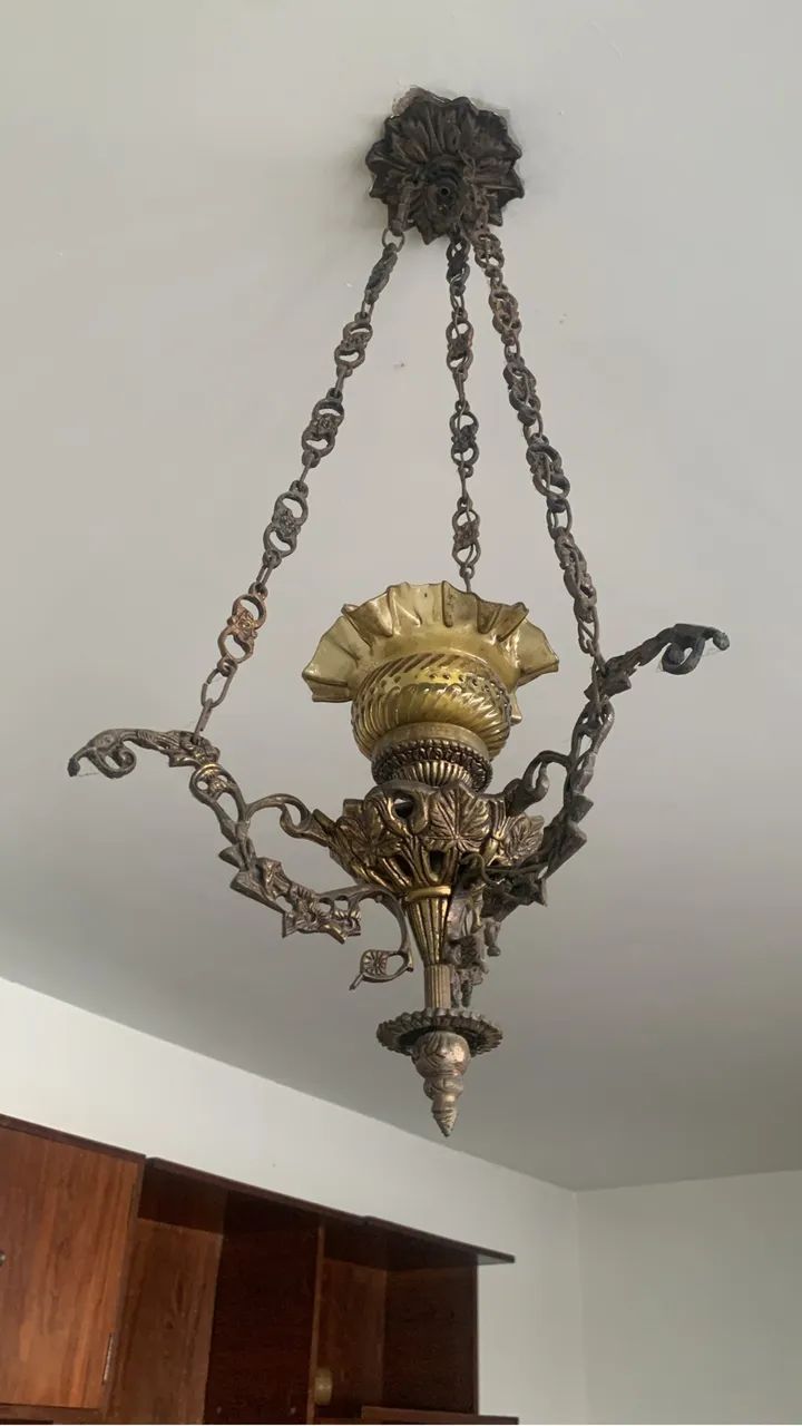 Lustre antigo para sala  - Foto 2