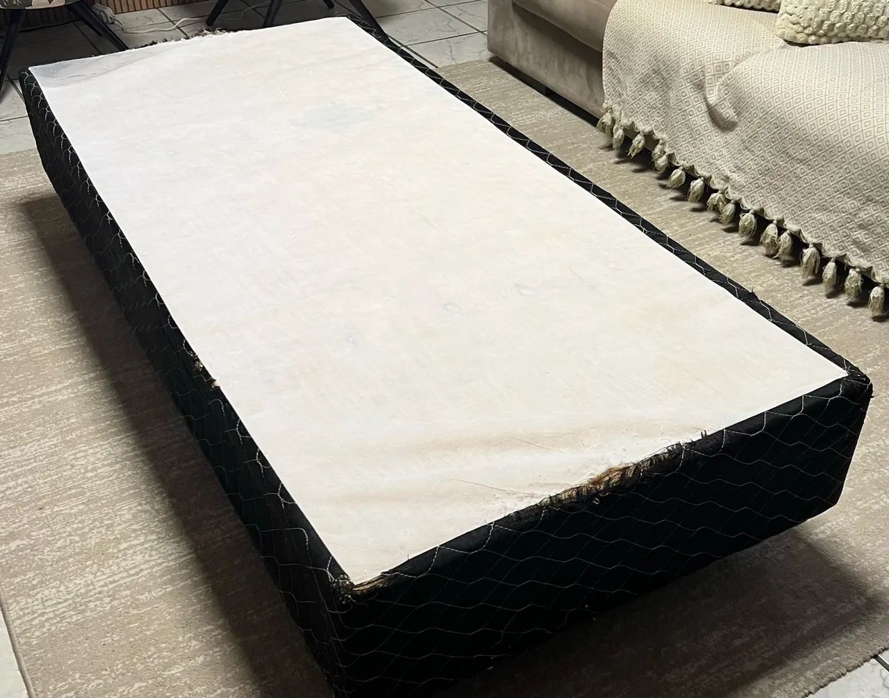 Base cama Box solteiro + cabeceira