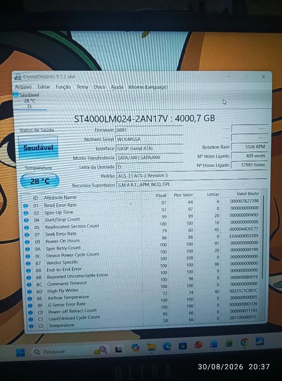 Vendo 2 HDs Seagate ( 1 de 4tb e 1 de 5tb) ambos por 500 reais  - Foto 4