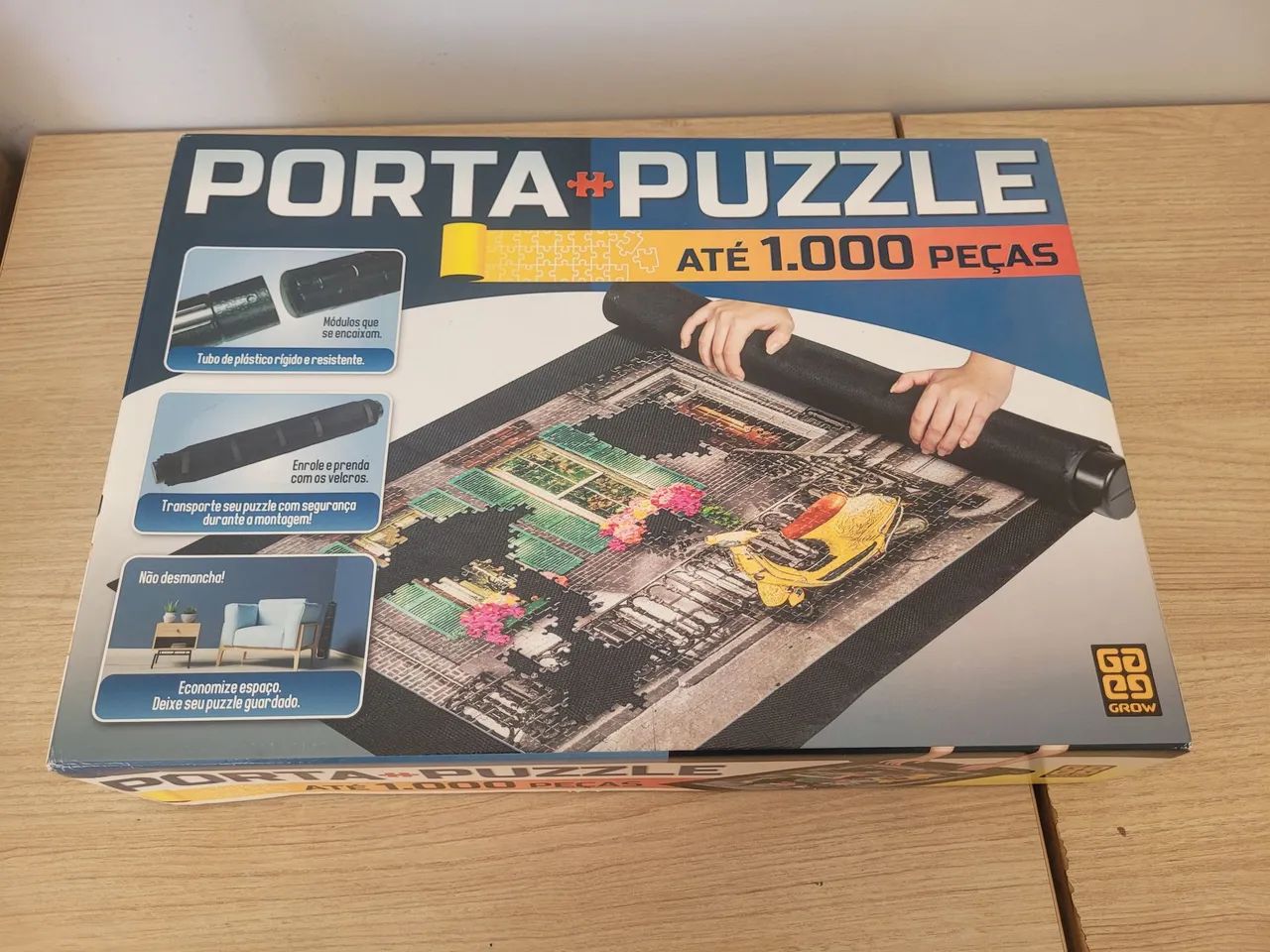 Porta-puzzle até 1.000 peças da Grow (novo) - Foto 2