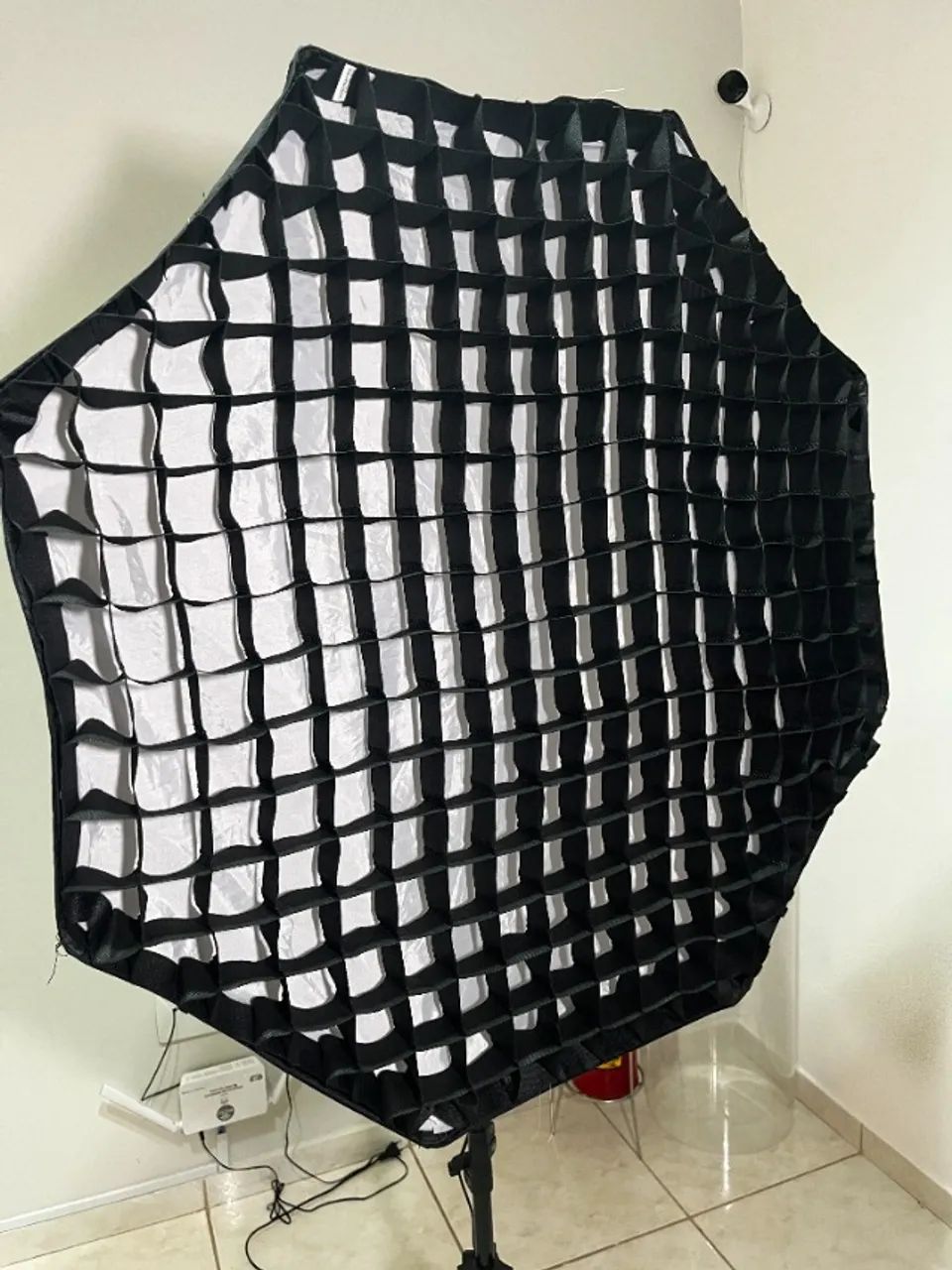Kit Iluminação Godox Softbox Guarda-Chuva Tripé Lâmpada LED e Controle