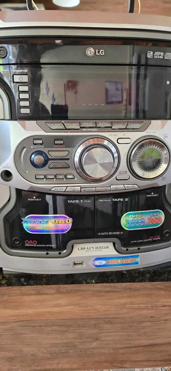Mini system lg , com defeito na saída de som. - Foto 3
