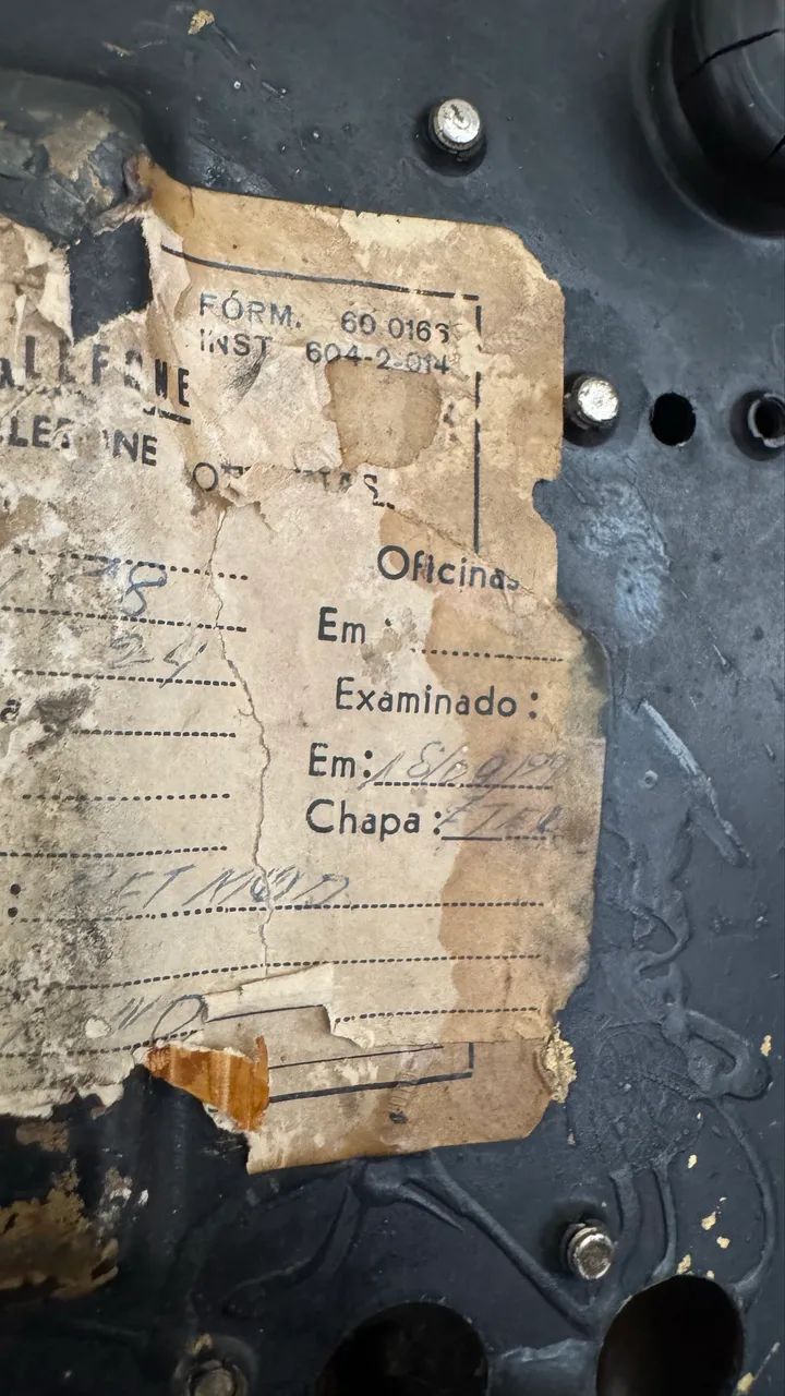 Telefone Baquelite com disco 1950 - Foto 4