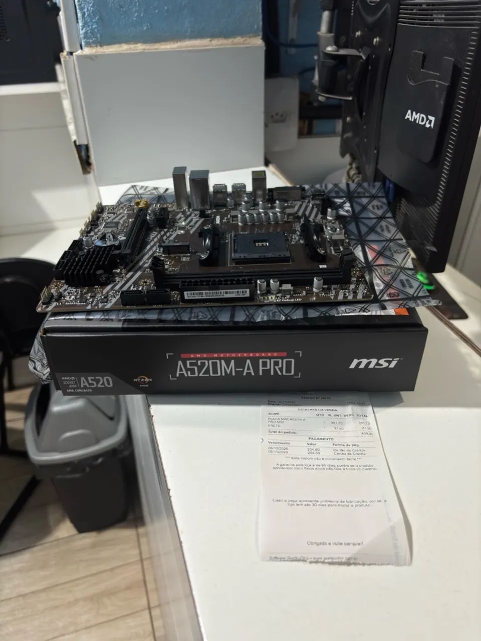 PLACA MÃE MSI A520 A PRO - Foto 5