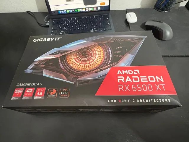 placa de video amd rx 6500 xt 4 gb gigabyte - Foto 5