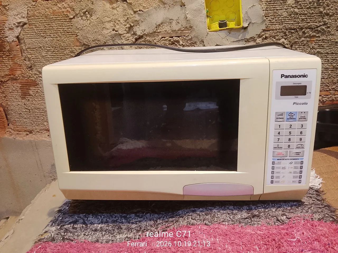 Microondas com defeito trafo