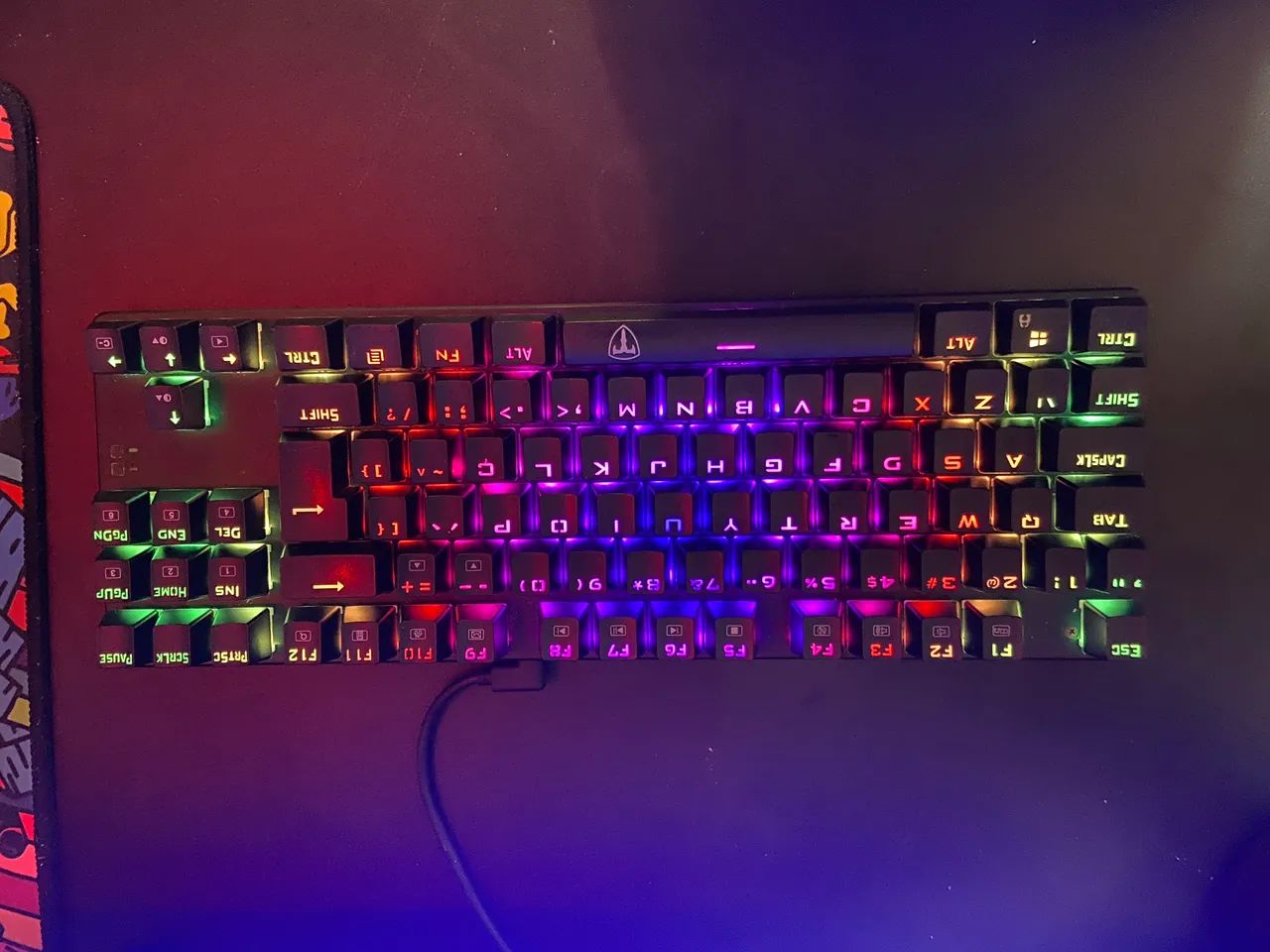 Teclado mecânico gamer T-Dagger Bora - Foto 2