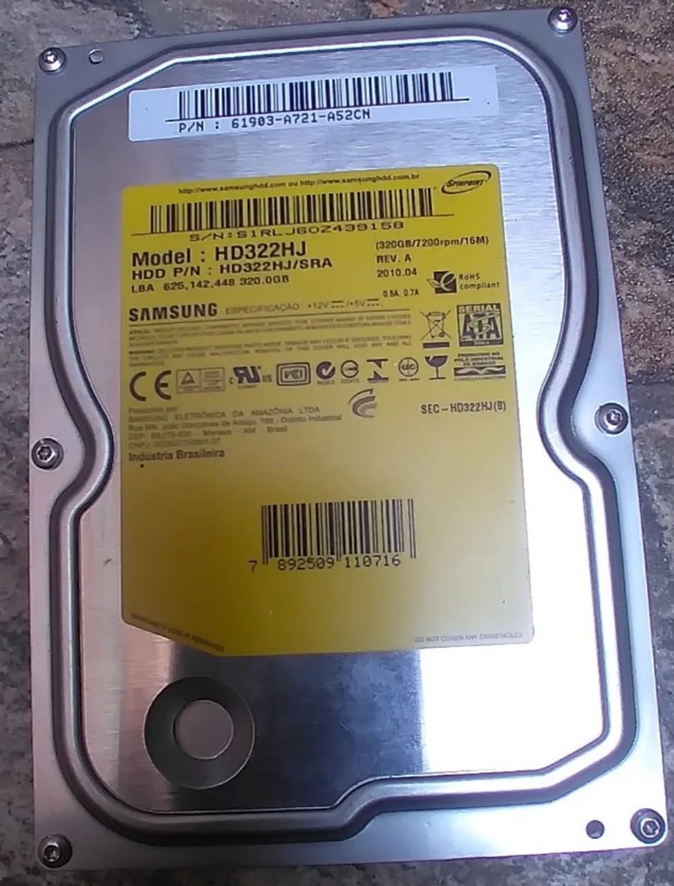 hd samsung 320 gb - Foto 2