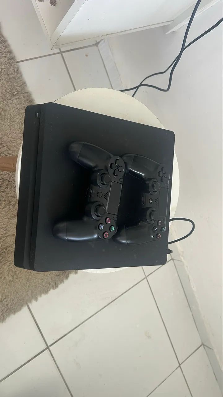 PS4 SLIM 2 CONTROLES NOVINHO - Foto 5