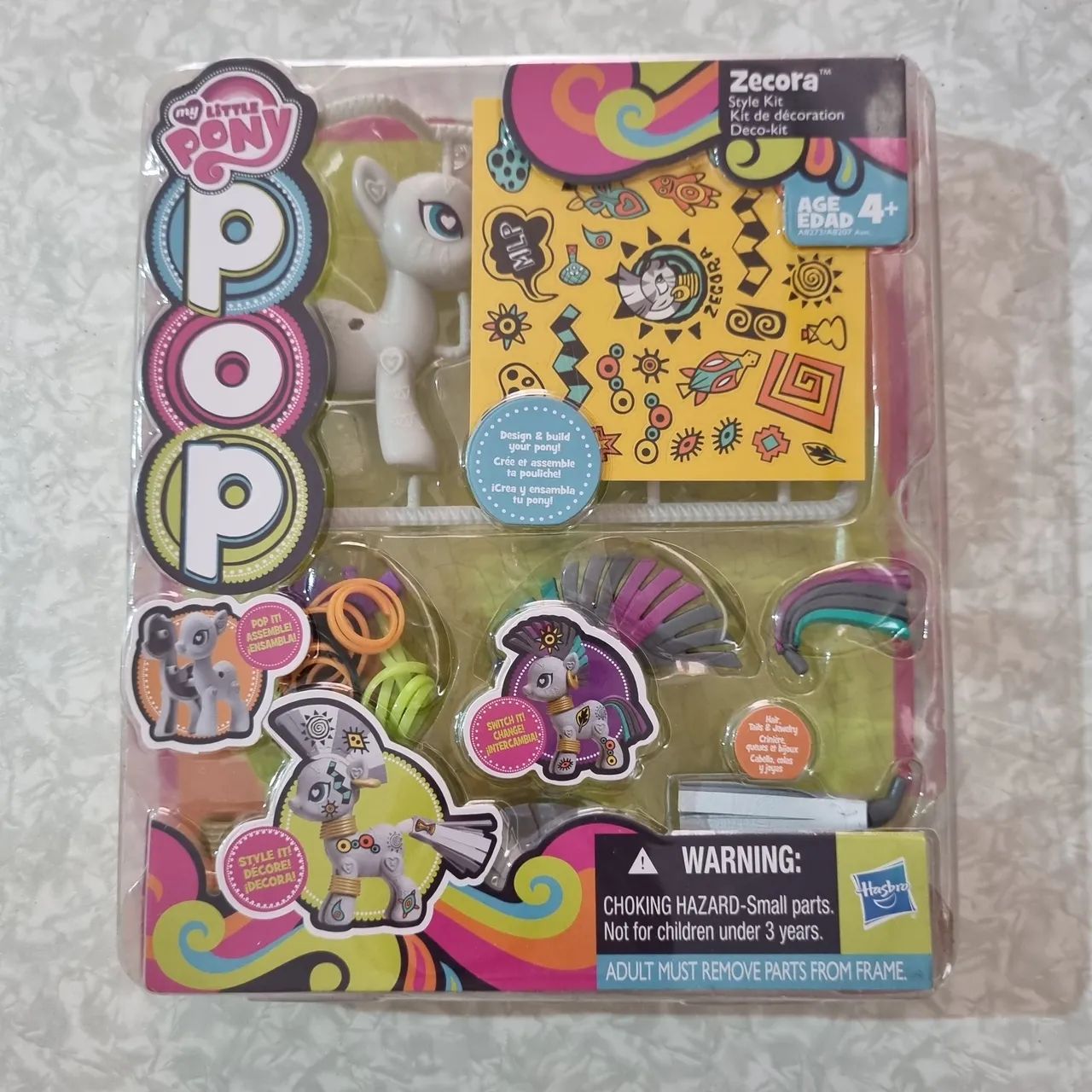 Zecora pop style kit NOVA com TODOS os acessórios e CAIXA - my little pony