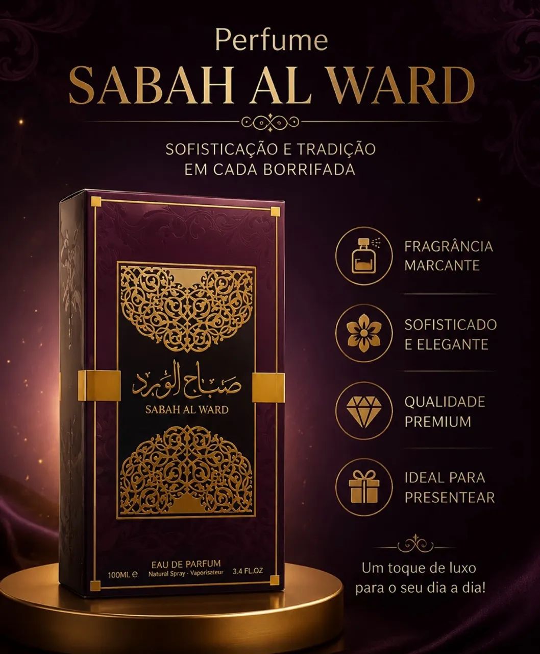 Perfume árabe original Sabah Al Ward