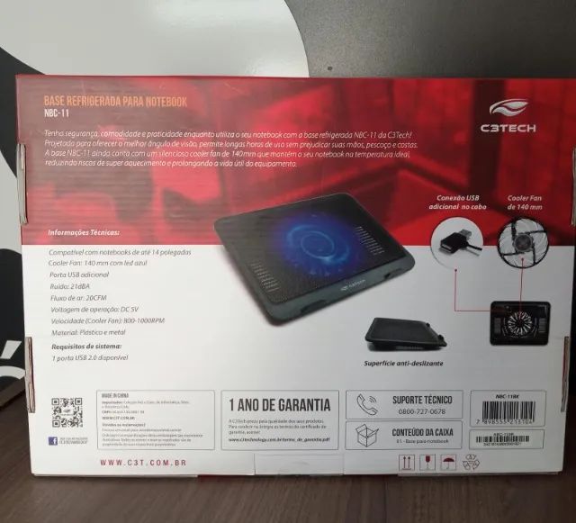 Base Refrigerada para Notebook NBC-11 C3tech - Foto 2