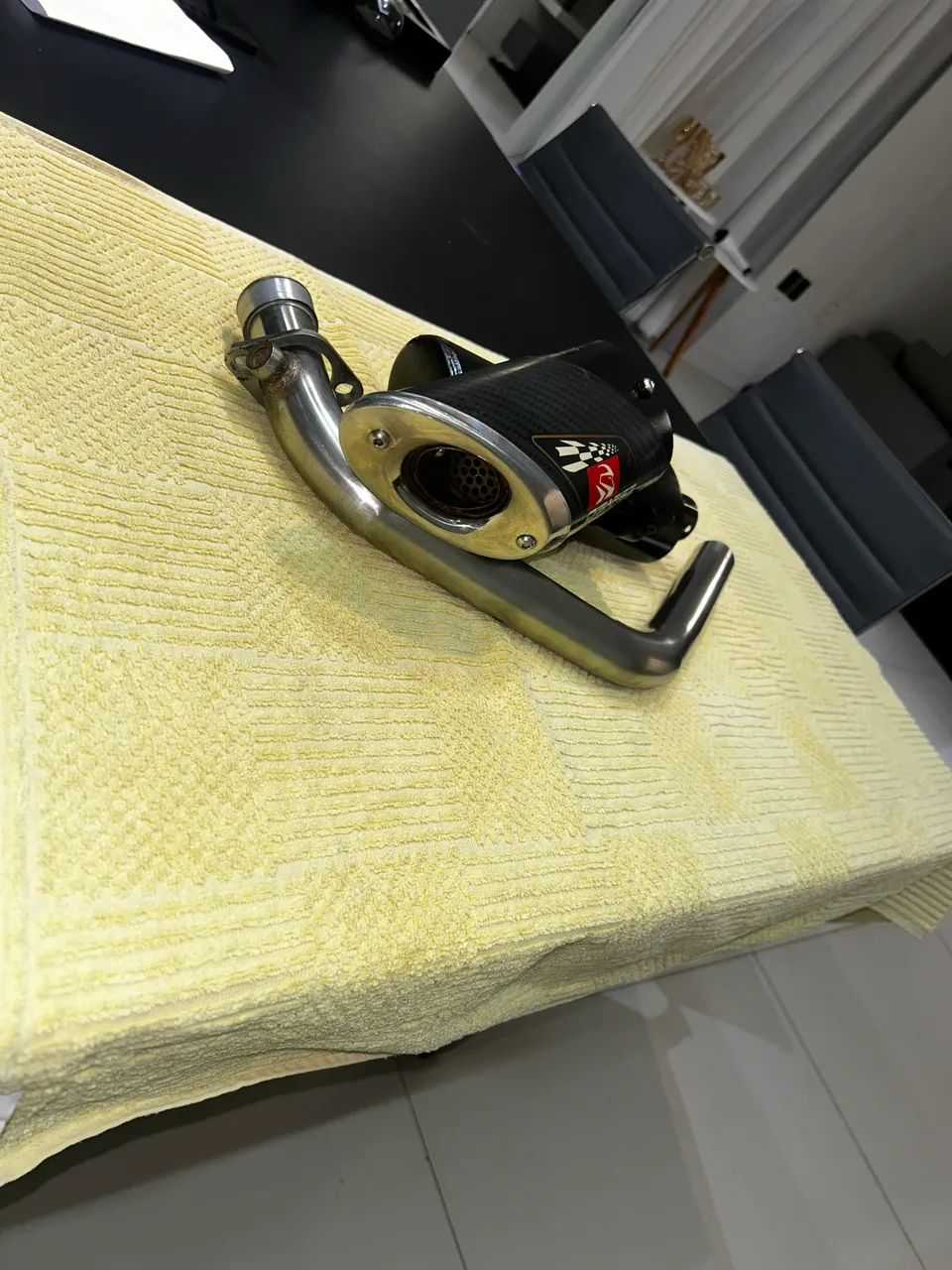 Escapamento Disarsz CB300f com dB killer(abafador). - Foto 4