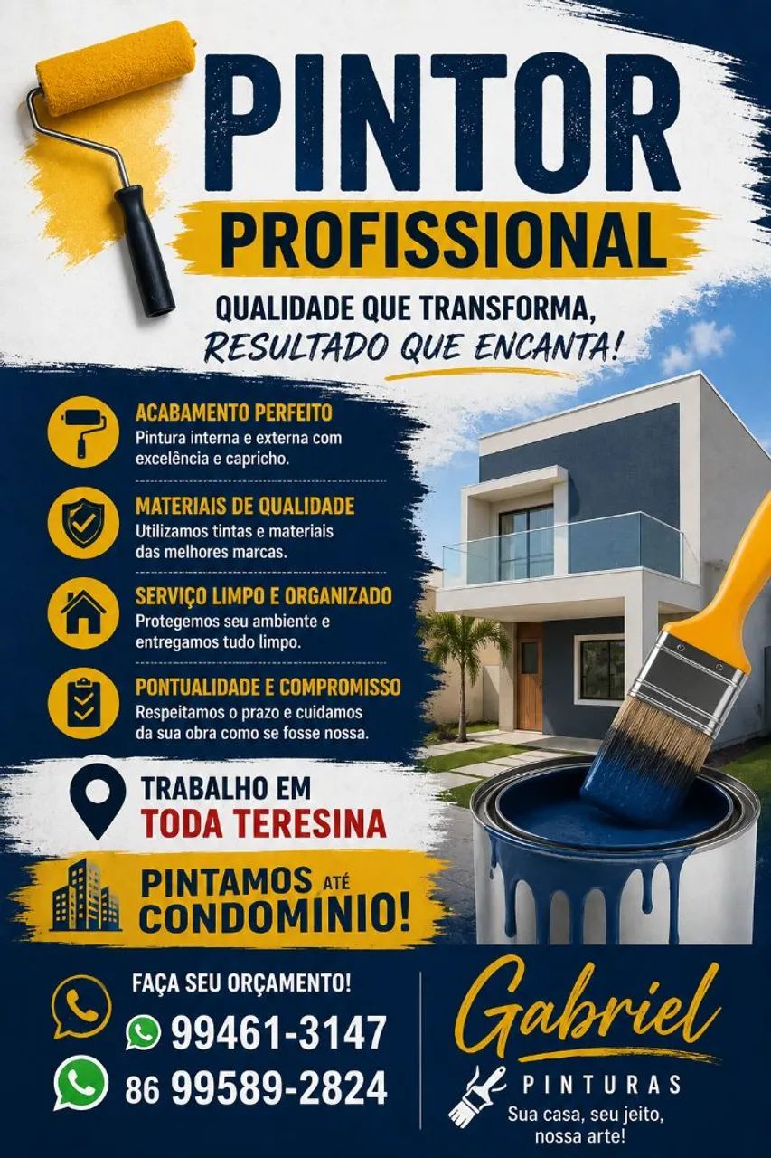 Pintor disponível 