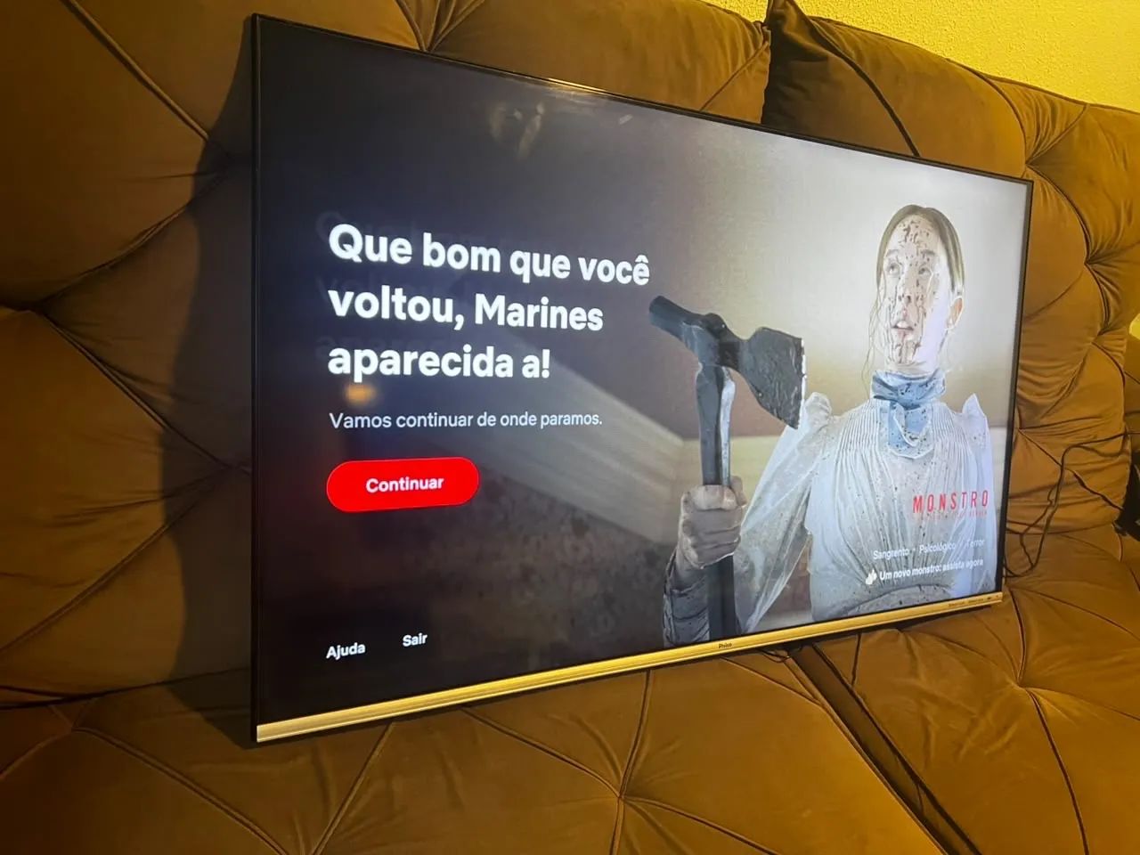 Smart TV Philco 50 Polegadas 4K Android TV Funcionando Perfeitamente - Foto 2