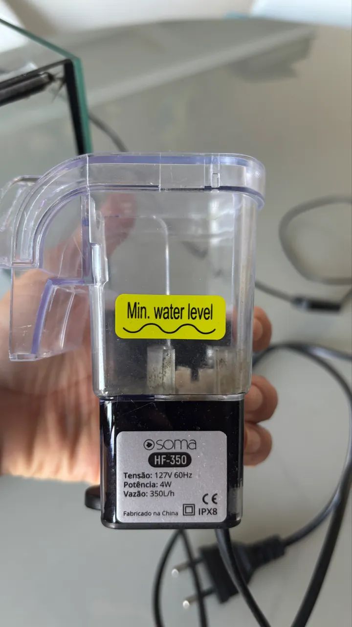 Aquário 15l, com filtro, aquecedor e iluminação de led - Foto 2