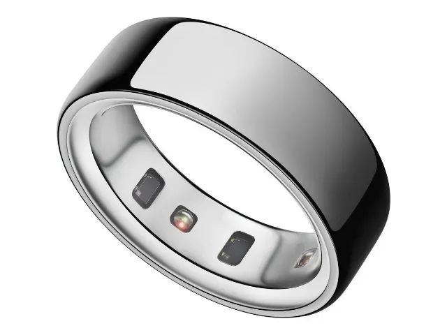 Oura Ring 5 Silver, Aro 25 (US 11), Novo 