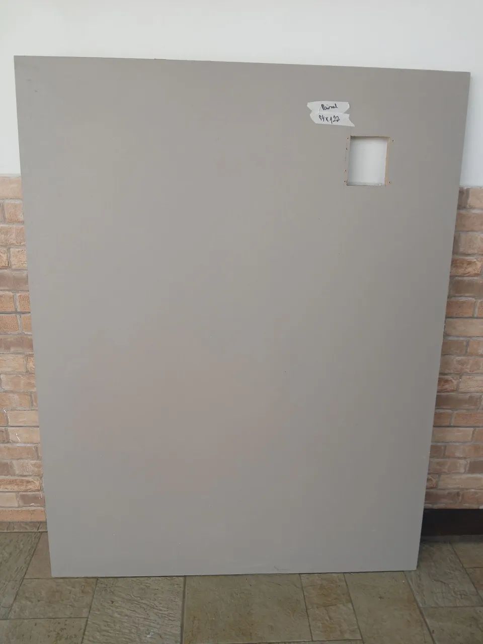 Painel madeira MDF cinza 15mm. - Foto 5