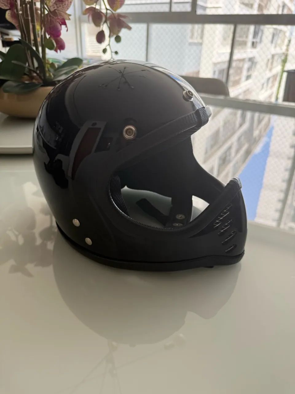 Capacete Big Two Helmets preto  - Foto 5