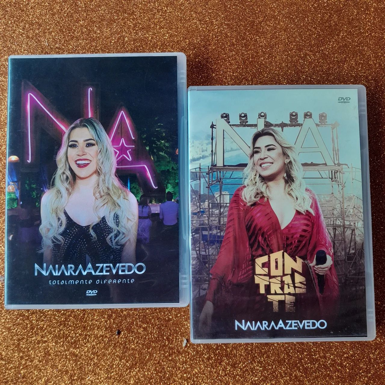 DVD Naiara Azevedo Contraste e Totalmente Diferente - CDs, DVDs