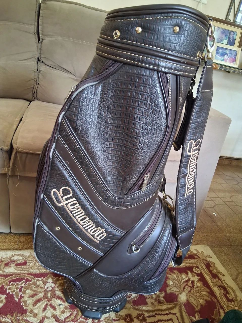 Kit de golfe completo com bolsa e troley - Foto 2