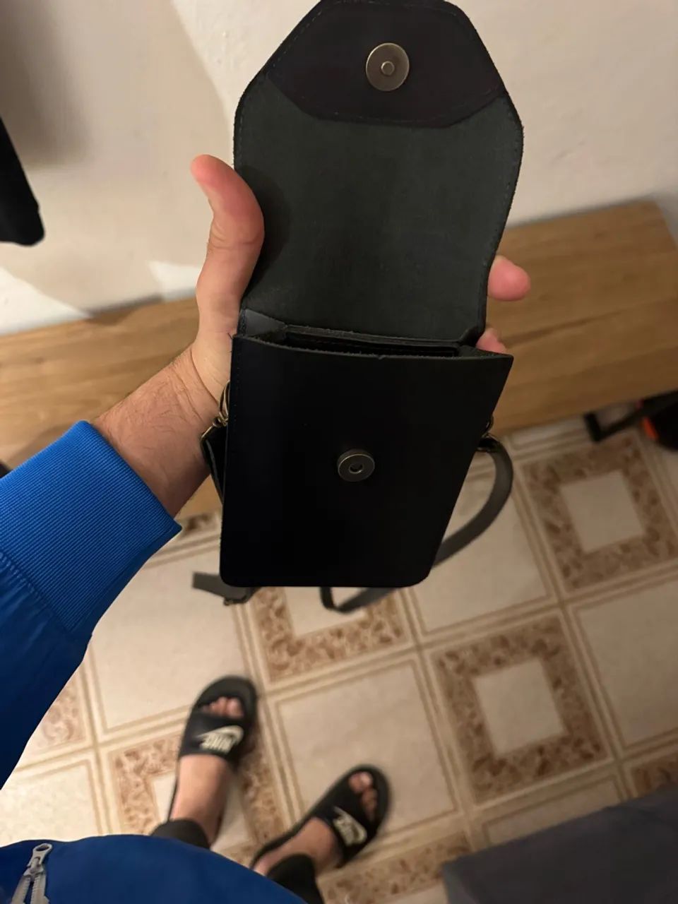 Bolsa de COURO nova - Foto 3