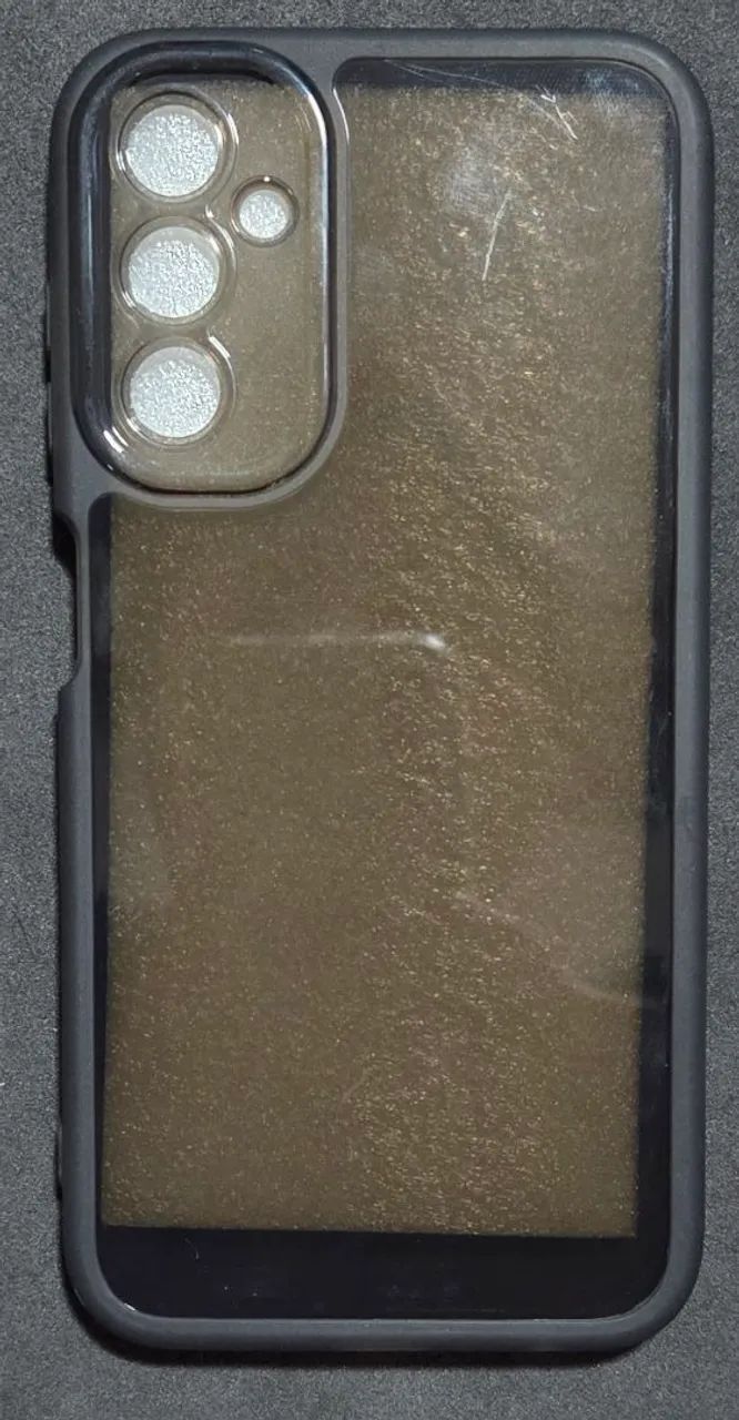 Capa capinha preta anti-impacto em TPU celular Samsung A25 NOVA - Foto 2