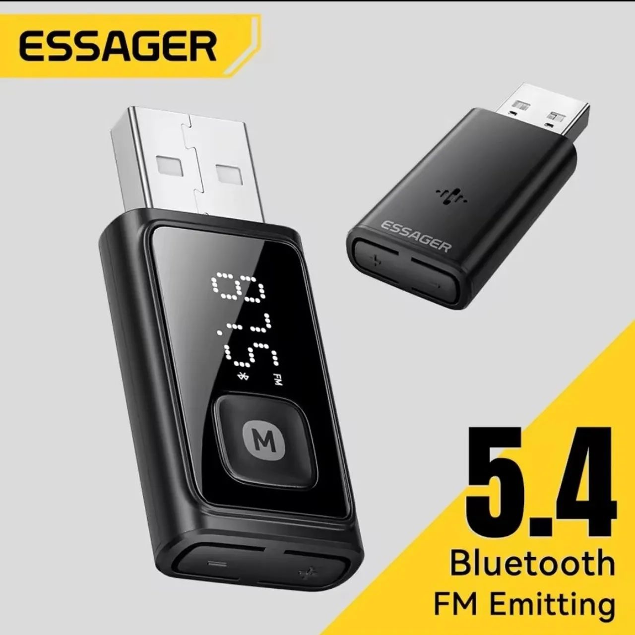Essager transmissor bluetooth 5.4 FM 