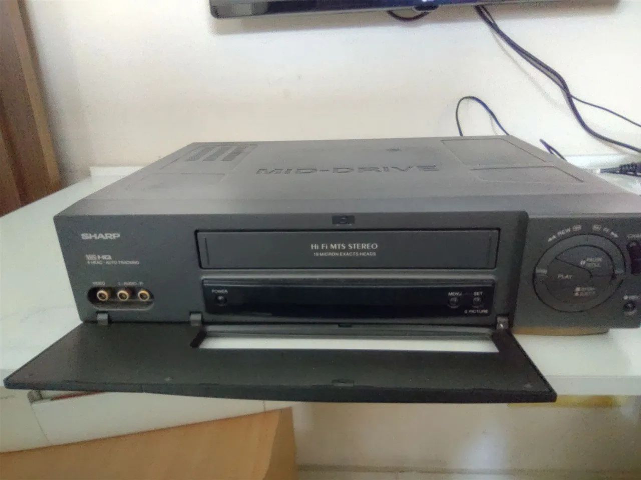 Vídeo cassete VHS 6 Cabeças Sharp