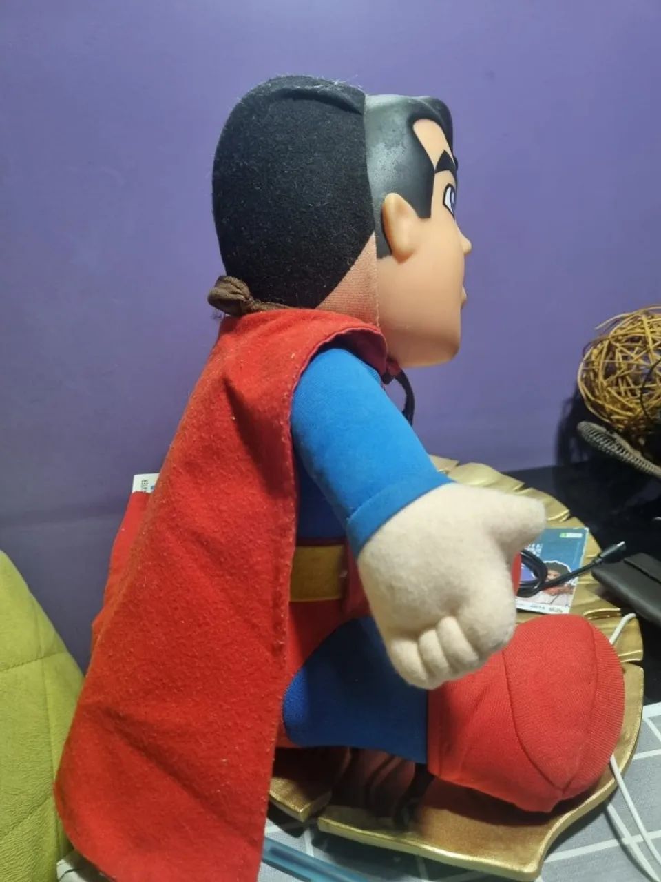 Boneco Original Do Super Homem Superman Baby Multibrink  - Foto 2