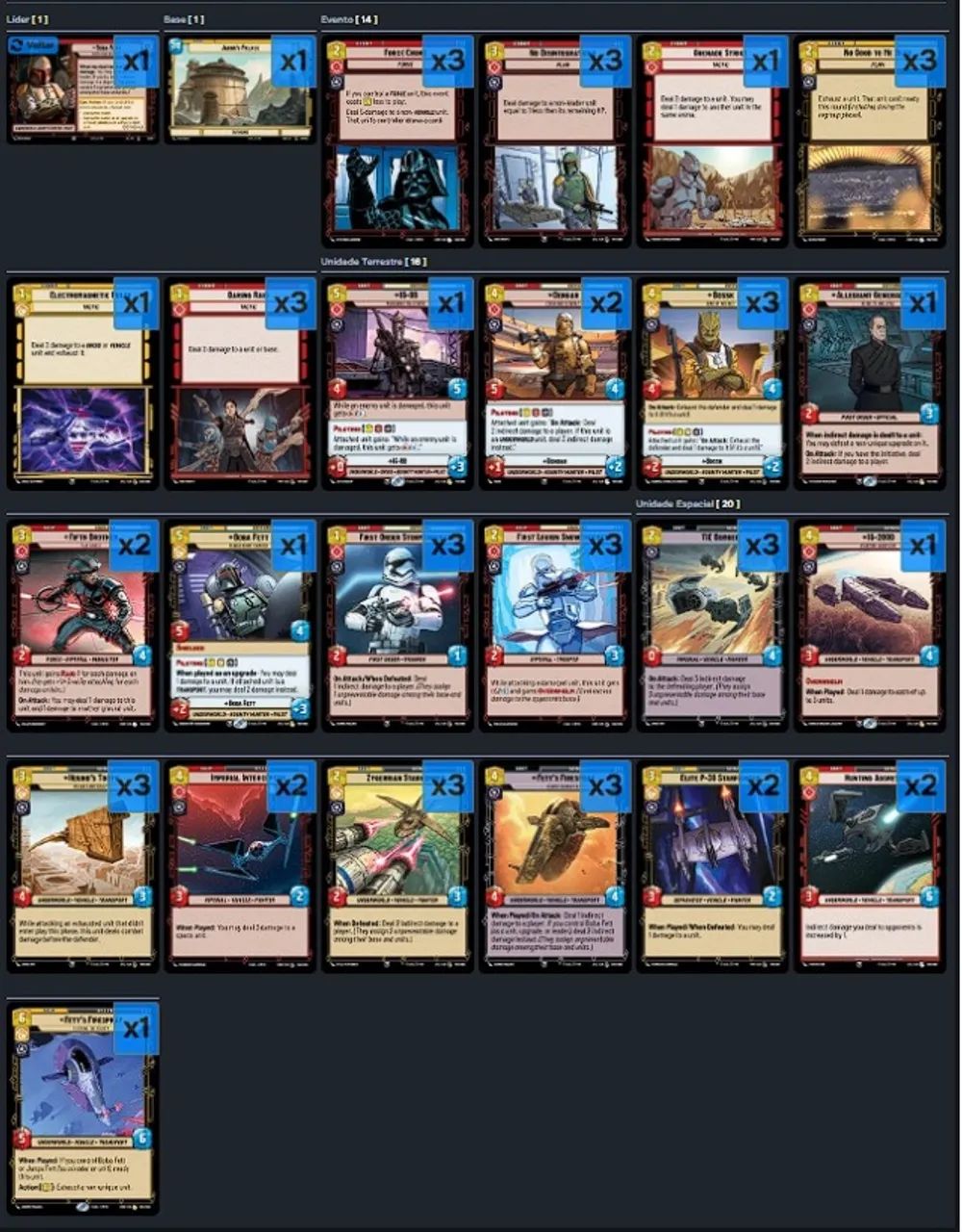 Star Wars Unlimited Deck Boba  - Foto 3