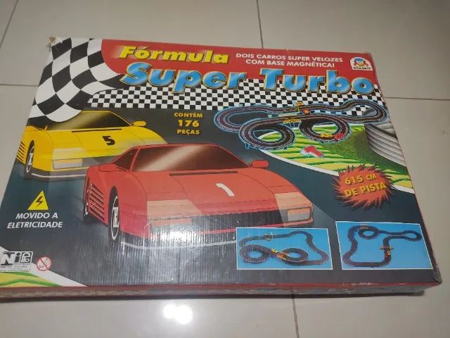 Antigo autorama Braskit Formula Super Turbo.
