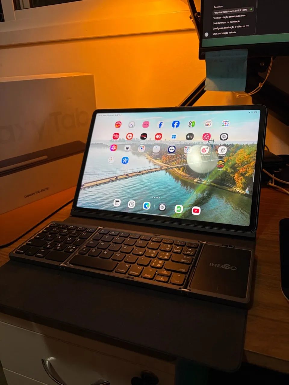 Tablet Samsung Tab S10 FE+ (Plus) + S Pen + BRINDE - Novo com Caixa - Foto 2