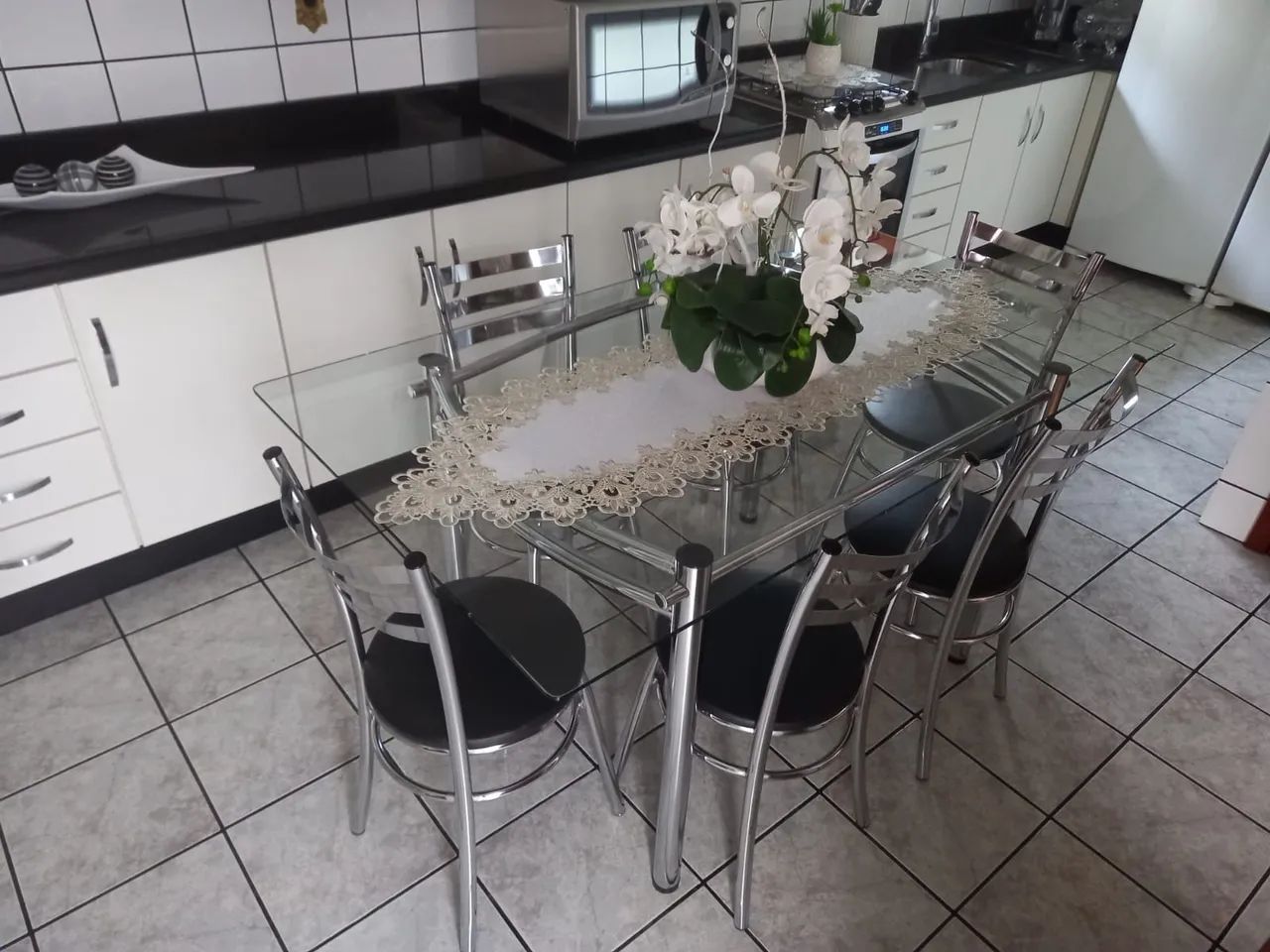 Mesa cozinha com 6 cadeiras - Foto 3