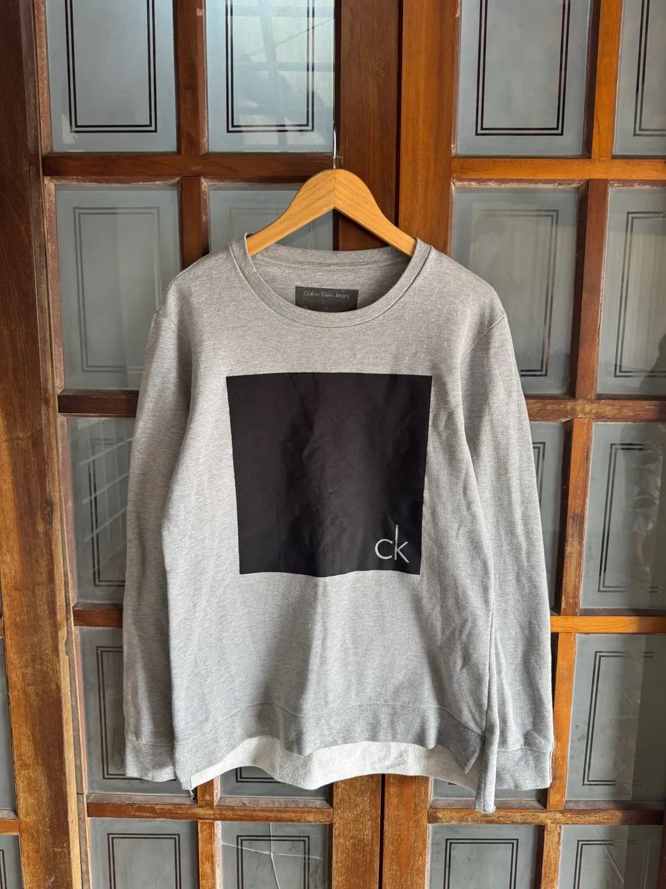 Moletom calvin Klein masculino m  - Foto 4