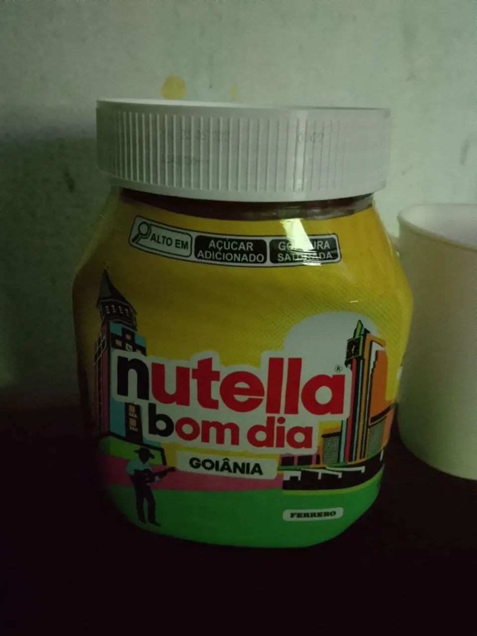 Creme de Avelã com Cacau Nutella Bom Dia - 650g - Foto 2