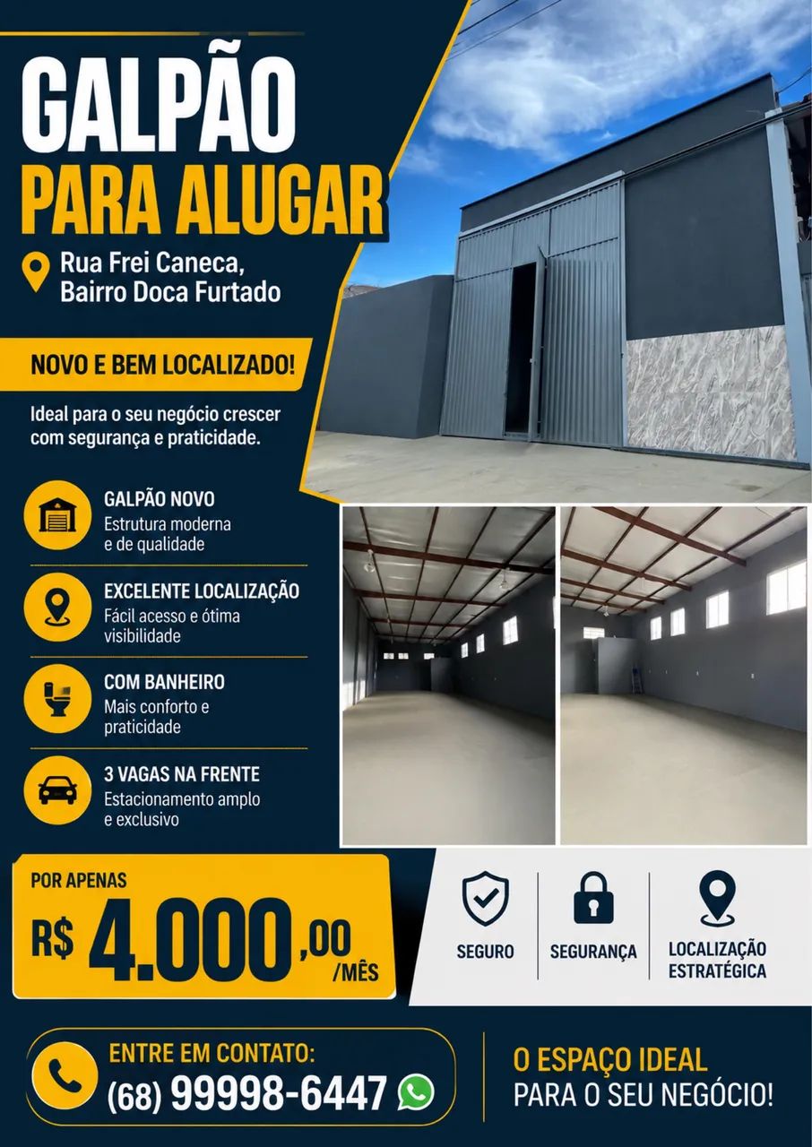 Galpão com ótima localização e recém construído. - Foto 2