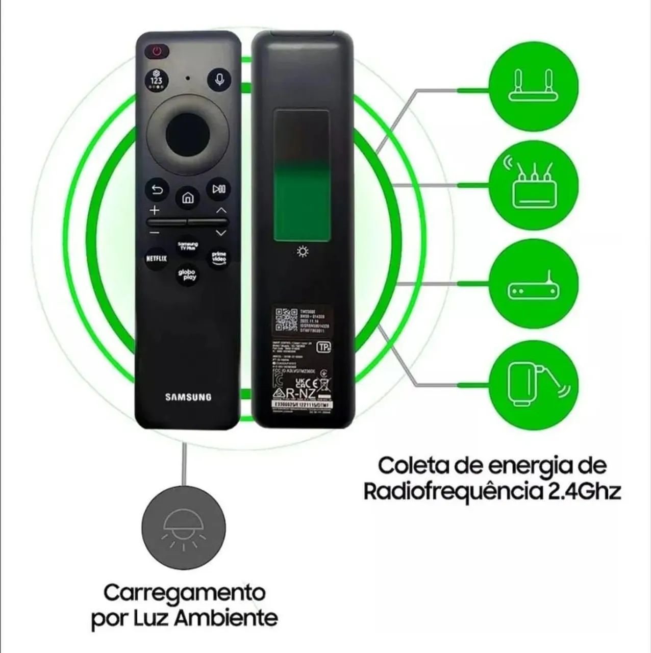 Controle Remoto Samsung Solar Comando de VOZ - Foto 2