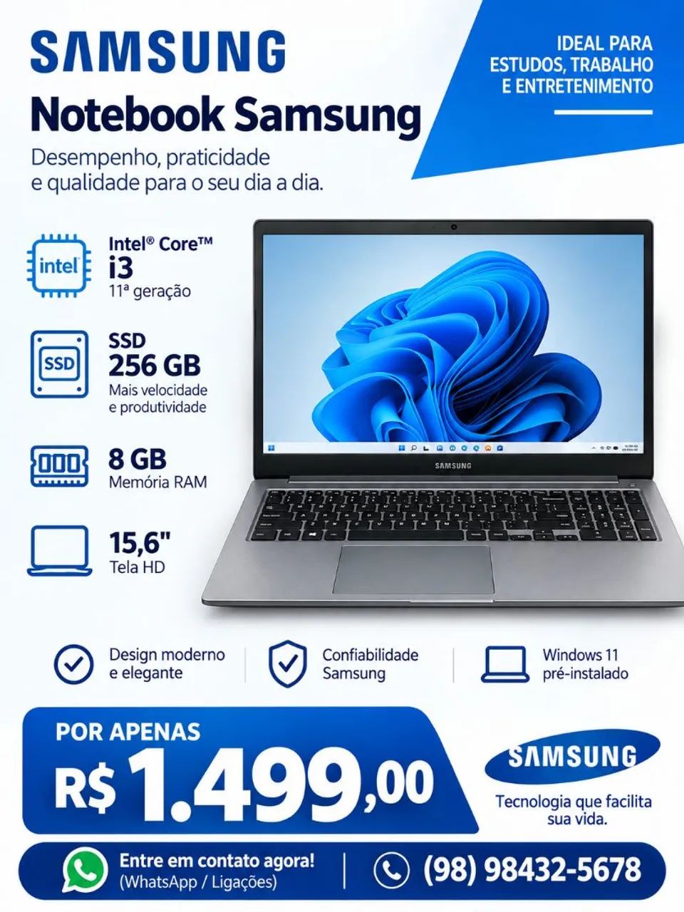 Notebook Samsung 