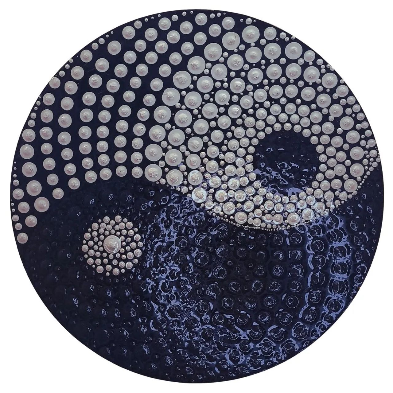 Quadro mandala em MDF 35cm 