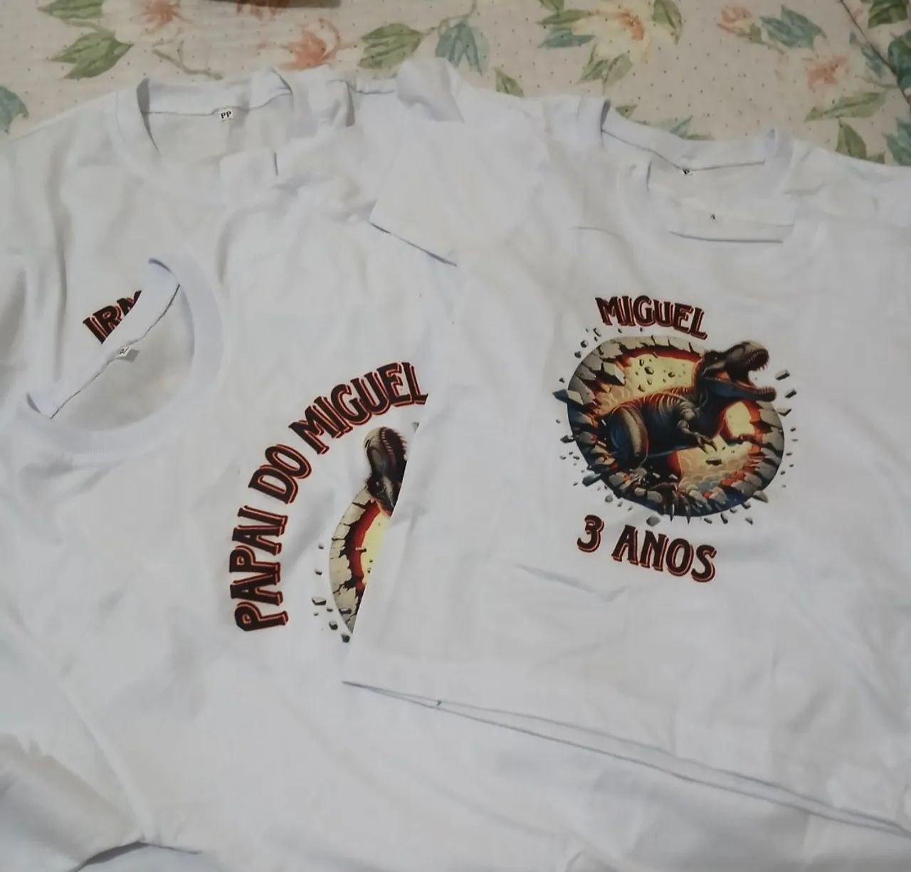 Kit de blusa personalizada dinossauro  - Foto 4