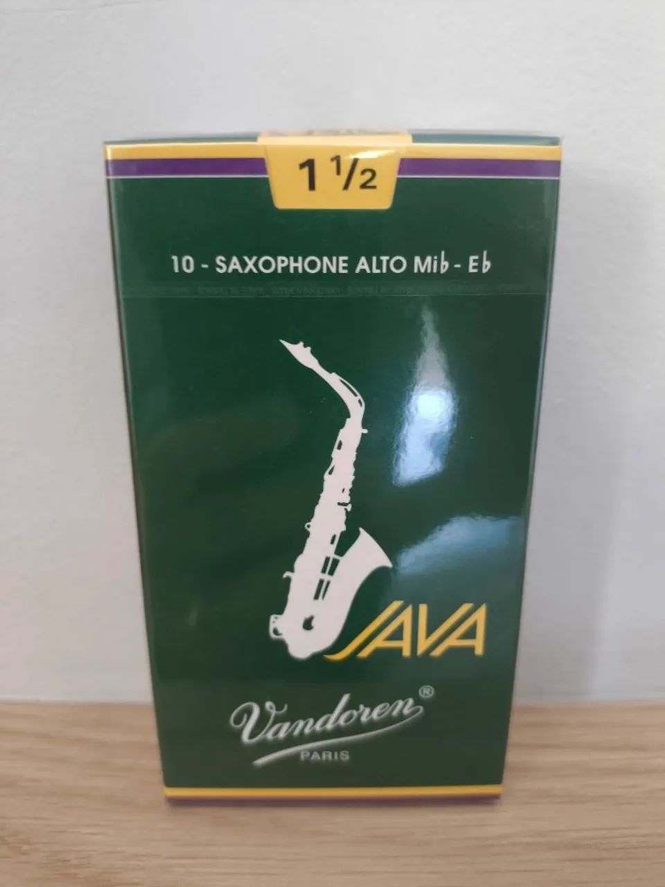 Palheta Sax Alto Vandoren Java 1 ½
