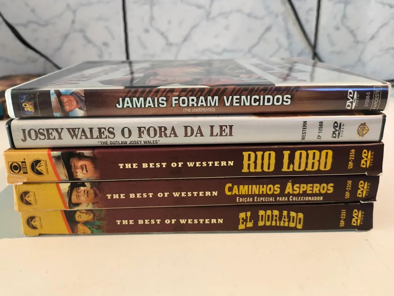Lote 7 DVDs Clássicos de Faroeste / Western (John Wayne, Clint Eastwood e mais) - Foto 5