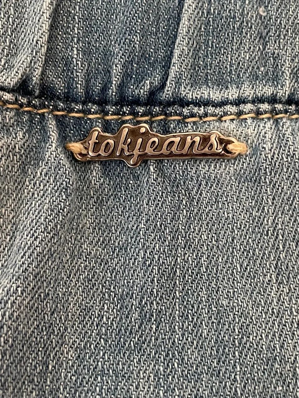 Macacão curto tam P / M Jeans claro Tok - Foto 5