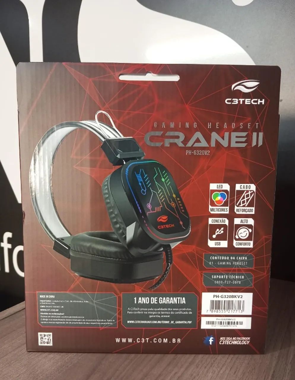 Headset Gamer com Microfone PH-G320V2 C3tech - Foto 2