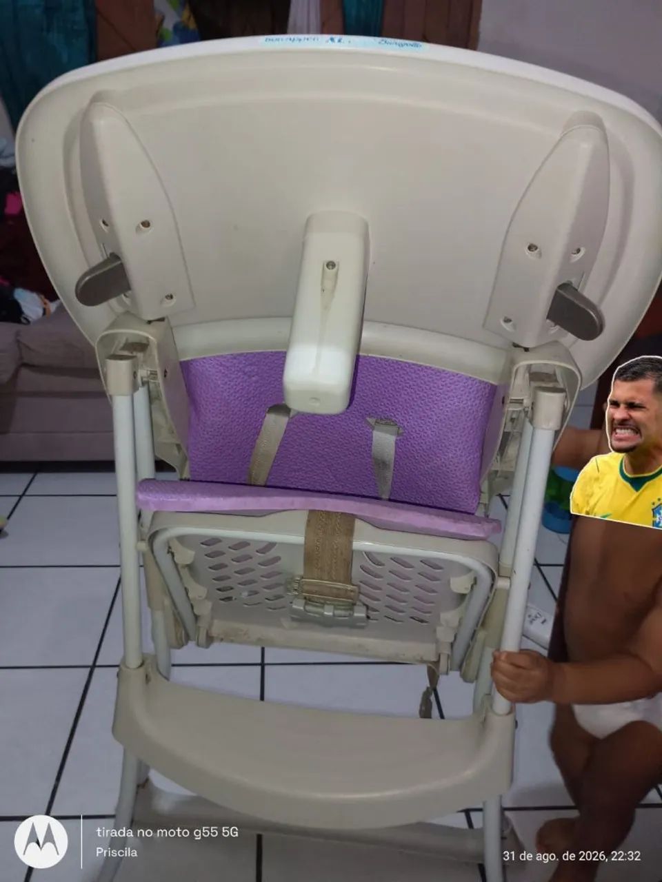 Cadeira de alimentação Burigotto  - Foto 2