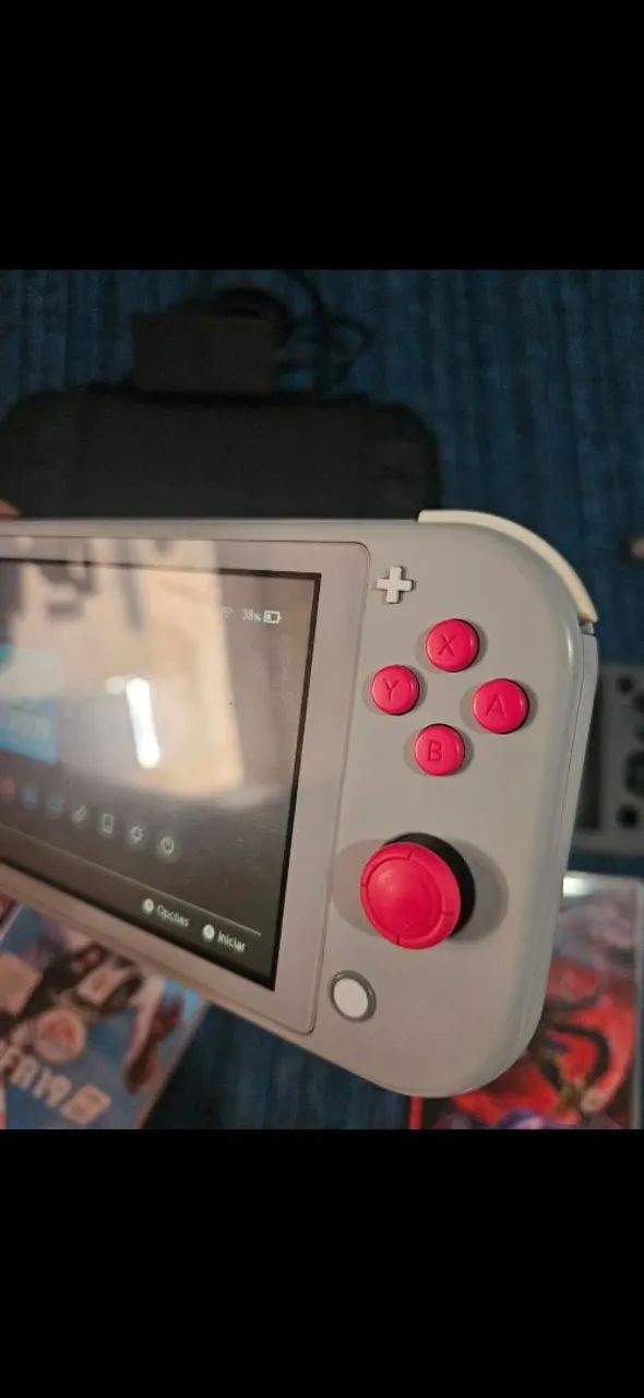 Nintendo switch lite versão pokémon zacian & zamazenta edition