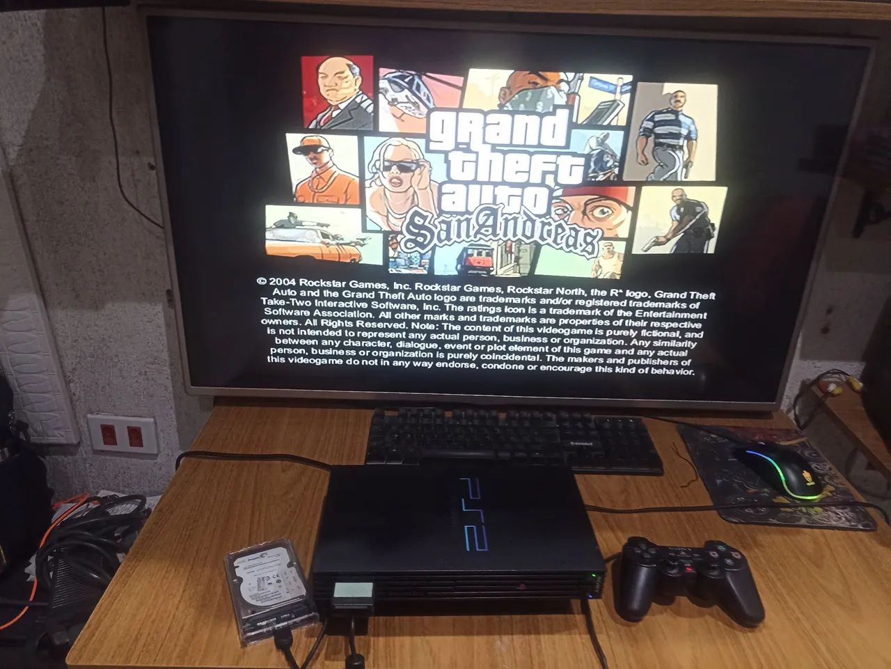 PlayStation 2 Fat Completo com HD Externo - Foto 5