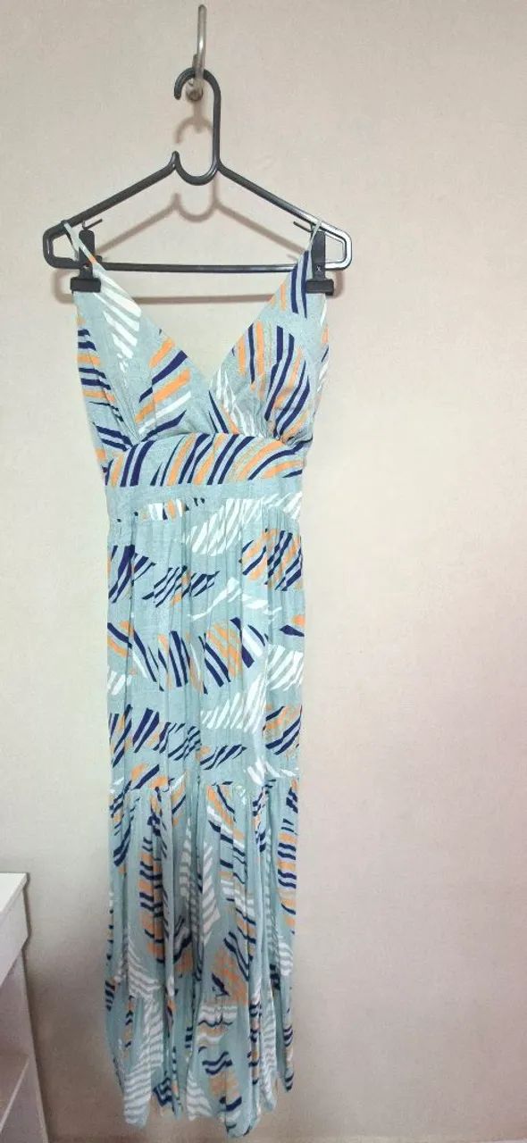 Lindo vestido longo estampado - Foto 2