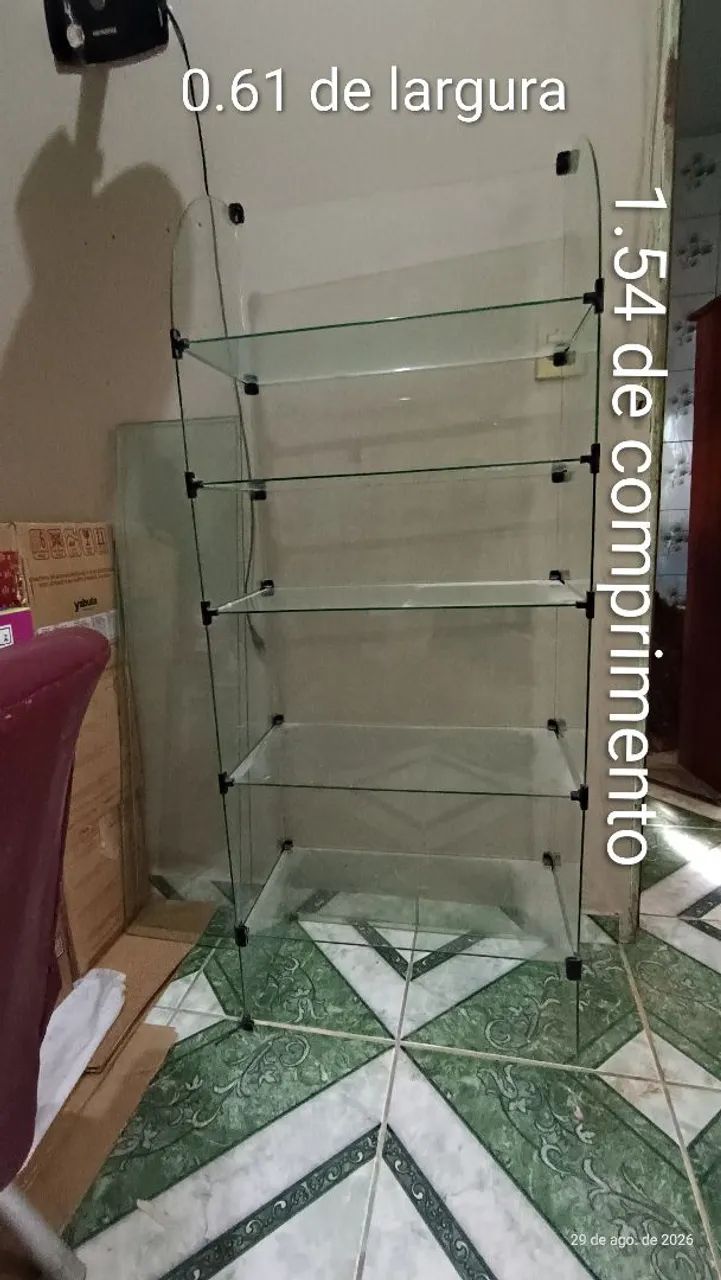 Balcão vitrine de vidro  - Foto 2